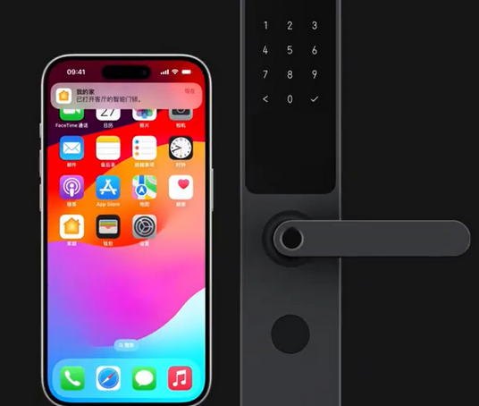 浈江iPhone维修站分享在iPhone上使用家庭钥匙开启智能门锁 