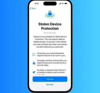 浈江苹果授权维修店分享被盗设备保护功能开启方法 
