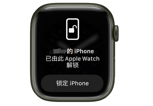 浈江苹果手机维修分享用 AppleWatch 解锁配备面容 ID 的 iPhone方法 